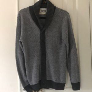 Two tone gray cardigan